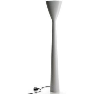 LUCEPLAN lampadaire CARRARA D38L (Blanc - polyurethane expanse)