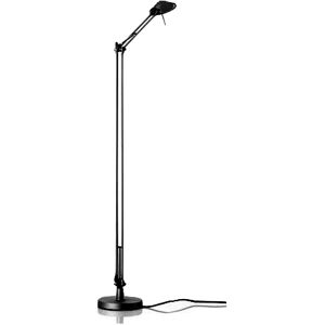 LUCEPLAN lampadaire BERENICE D12NPI (Noir reflecteur noir - Aluminium)