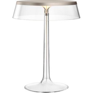 FLOS lampe de table BON JOUR (Chrome opaque avec couronne tranparente - PMMA)