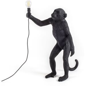 SELETTI lampadaire MONKEY LAMP a LED BLACK EDITION (Noir - Resine)