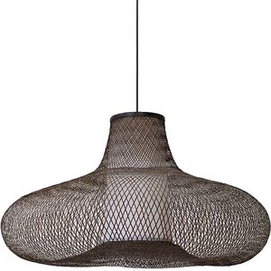 AY ILLUMINATE lampe a suspension MAY SMALL (Marron - Bambou tresse)