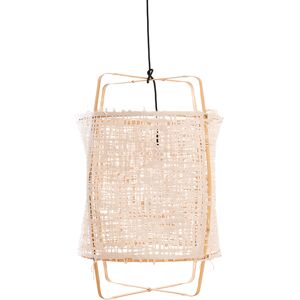 AY ILLUMINATE lampe a suspension Z22 BLONDE (Paper natural - Structure en bambou clair et tissu)