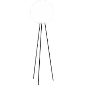 FONTANA ARTE lampadaire PRIMA SIGNORA (Blanc - acier et verre)