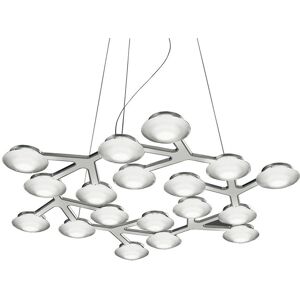 ARTEMIDE lampe a suspension LED NET CIRCLE (Blanc brillant - Aluminium, methacrylate)