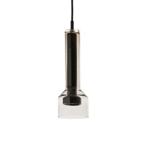 ARTEMIDE lampe a suspension STABLIGHT B (diffuseur marron, structure noire - Verre souffle, aluminium)