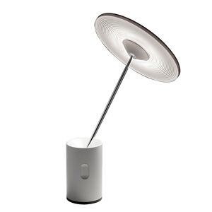 ARTEMIDE lampe de table SISIFO (Blanc - methacrylate, Aluminium)