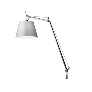 ARTEMIDE lampe de table TOLOMEO MEGA avec support de bureau fixe (Ø 42 cm avec variateur - Diffuseur en satin et soie)