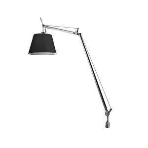 ARTEMIDE lampe de table TOLOMEO MEGA avec support de bureau fixe (Ø 32 cm avec variateur - Diffuseur en tissu noir)
