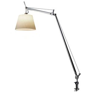 ARTEMIDE lampe de table TOLOMEO MEGA LED avec crampon (Ø 32 cm variateur sur cable - Diffuseur en parchemin)