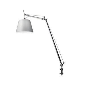 ARTEMIDE lampe de table TOLOMEO MEGA LED avec crampon (Ø 36 cm variateur sur cable - Diffuseur en satin et soie)