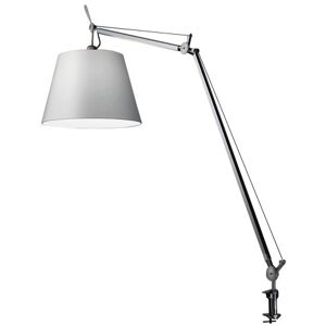 ARTEMIDE lampe de table TOLOMEO MEGA LED avec crampon (Ø 42 cm variateur sur cable - Diffuseur en satin et soie)