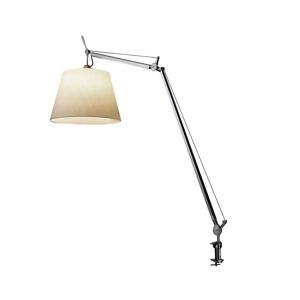 ARTEMIDE lampe de table TOLOMEO MEGA LED avec crampon (Ø 42 cm variateur sur tete - Diffuseur en parchemin)