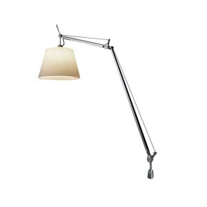 ARTEMIDE lampe de table TOLOMEO MEGA LED avec support de bureau fixe (Ø 36 cm variateur sur tete - Diffuseur en parchemin)