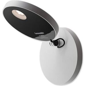 ARTEMIDE lampe murale applique DEMETRA FARETTO avec interrupteur (3000K blanc - Aluminium)