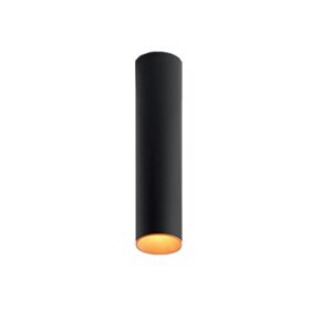 ARTEMIDE lampe au plafond plafonnier TAGORA PLAFOND 80 avec faisceau lumineux 36° (noir/orange, 4000K, pas dimmable - Aluminium)