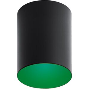 ARTEMIDE lampe au plafond plafonnier TAGORA PLAFOND 270 avec faisceau lumineux 16° (noir/vert, 4000K, dimmable - Aluminium)