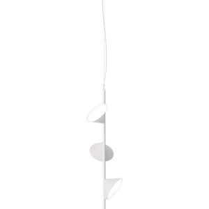 AXO LIGHT lampe a suspension verticale ORCHID a LED (Blanc - Aluminium)