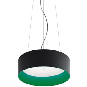 ARTEMIDE lampe a suspension TAGORA SUSPENSION 570 avec faisceau lumineux XF EMISSION DIRECTE (noir/vert, 3000K, dimmable - Aluminium)