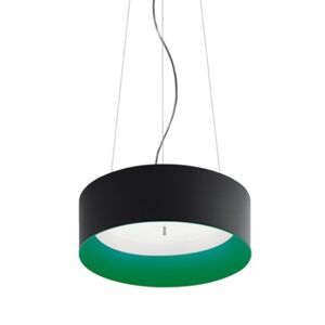 ARTEMIDE lampe a suspension TAGORA SUSPENSION 570 avec faisceau lumineux XF EMISSION DIRECTE (noir/vert, 4000K, dimmable - Aluminium)