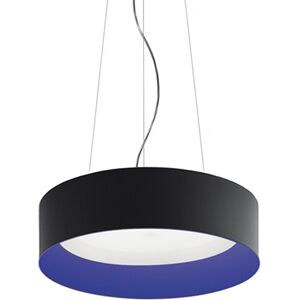 ARTEMIDE lampe au plafond plafonnier TAGORA SUSPENSION 970 avec faisceau lumineux XF EMISSION DIRECTE (noir/bleu, 3000K, dimmable - Aluminium)