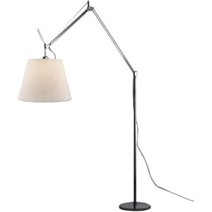 ARTEMIDE lampadaire TOLOMEO MEGA Ø 42 cm (ON-OFF diffuseur en parchemin et structure noire - Aluminium, acier)