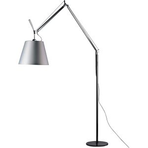 ARTEMIDE lampadaire TOLOMEO MEGA Ø 42 cm (ON-OFF diffuseur en satin et structure noire - Aluminium, acier)