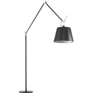 ARTEMIDE lampadaire TOLOMEO MEGA Ø 42 cm (ON-OFF diffuseur en tissu noir et structure noire - Aluminium, acier)