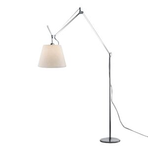 ARTEMIDE lampadaire TOLOMEO MEGA Ø 36 cm (Variateur, diffuseur en papier parchemin et structure aluminium - Aluminium, acier)