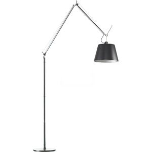 ARTEMIDE lampadaire TOLOMEO MEGA Ø 32 cm (ON-OFF diffuseur en tissu noir et structure aluminium - Aluminium, acier)