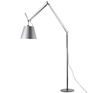 ARTEMIDE lampadaire TOLOMEO MEGA LED Ø 36 cm (Diffuseur en satin et structure aluminium - Aluminium, acier avec variateur sur la tete)