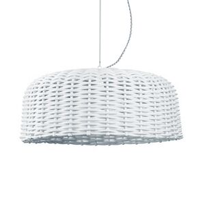 GERVASONI lampe a suspension SWEET 95 (Blanc brillant - PVC croise)