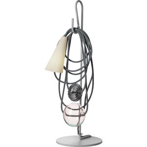 FOSCARINI lampe de table FILO (Amethyst queen - Porcellaine, verre souffle et metal verni)