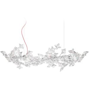 SLAMP lampe a suspension HANAMI LARGE (Prisme avec cable rouge - Lentiflex)