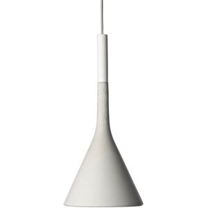 FOSCARINI lampe a suspension APLOMB a LED (Blanc - ciment et Aluminium)