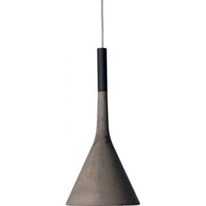 FOSCARINI lampe a suspension APLOMB a LED (Gris - ciment et Aluminium)