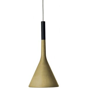 FOSCARINI lampe a suspension APLOMB a LED (Jaune - ciment et Aluminium)