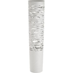 FOSCARINI lampadaire TRESS MOYENNE (Blanc - Fibre de verre et metal verni)