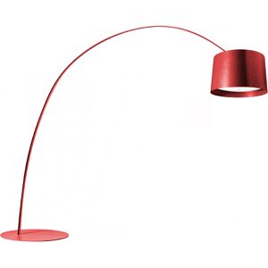 FOSCARINI lampadaire TWICE AS TWIGGY (Cramoisi - fibre de verre laque, PMMA, metal verni et Aluminium.)