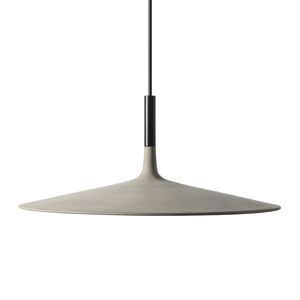 FOSCARINI lampe a suspension APLOMB LARGE a LED (Gris - ciment et Aluminium)