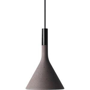 FOSCARINI lampe a suspension APLOMB MINI (Marron - ciment et Aluminium)