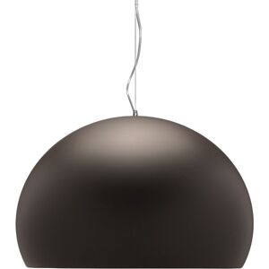 KARTELL lampe a suspension FL/Y fly (Marron opaque / interieur Gris scuro - Teinte dans la masse PMMA)