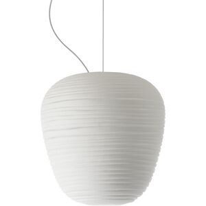 FOSCARINI lampe a suspension RITUALS 3 (Blanc - Verre souffle et metal verni)