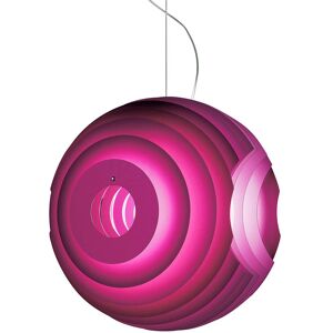 FOSCARINI lampe a suspension SUPERNOVA (Fuchsia - Aluminium verni)