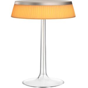 FLOS lampe de table BON JOUR (Chrome opaque avec couronne en tissu Soft - PMMA)