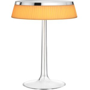 FLOS lampe de table BON JOUR (Chrome avec couronne en tissu Soft - PMMA)