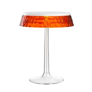 FLOS lampe de table BON JOUR (blanc opaque avec couronne ambre - PMMA)