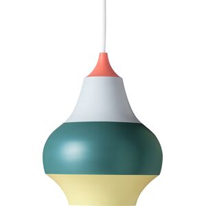 LOUIS POULSEN lampe a suspension CIRQUE (Ø 15 cm / Top rouge - Aluminium)