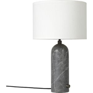 GUBI lampe de table GRAVITY SMALL (Gris - Marbre et Tissu blanc)