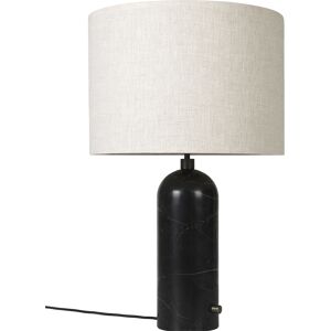 GUBI lampe de table GRAVITY LARGE (Noir - Marbre et Tissu Canvas)