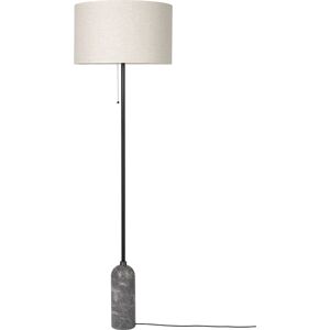 GUBI lampadaire GRAVITY (Gris - Marbre et Tissu Canvas)